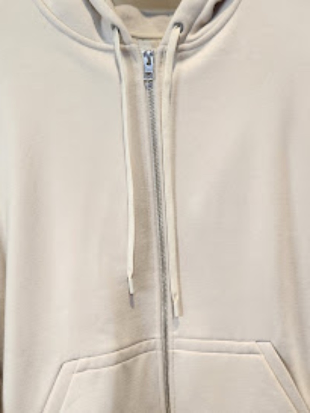 Athleta, Athletic soft ivory jacket with Hoodie, Loose Fit, Women’s S, NWT